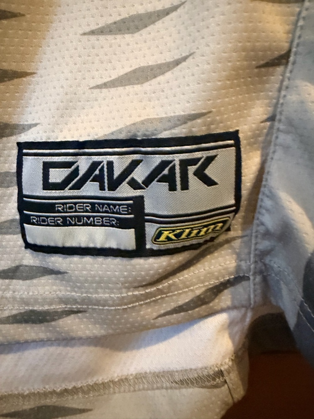 Klim Men’s Silver Motocross Jersey - Lightweight Performance - Picture 3 of 7